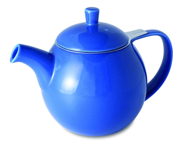 For Life Curve teapot. Blue