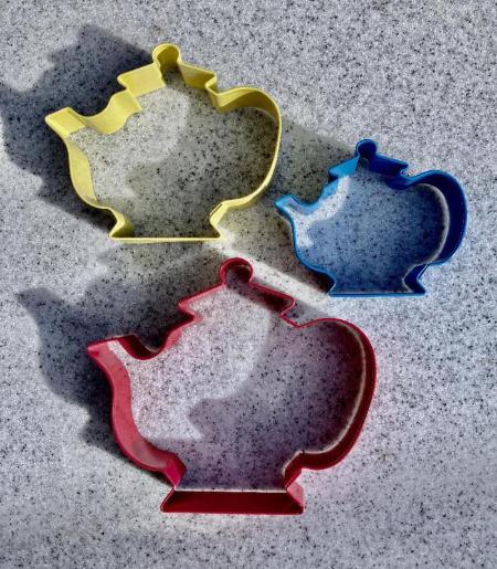 Teapot cookie cutter set