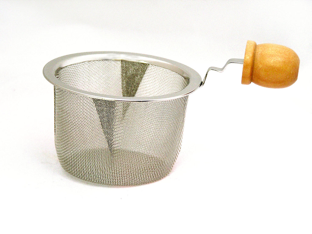 Mesh Basket Infuser with Wood Handle 3 inch
