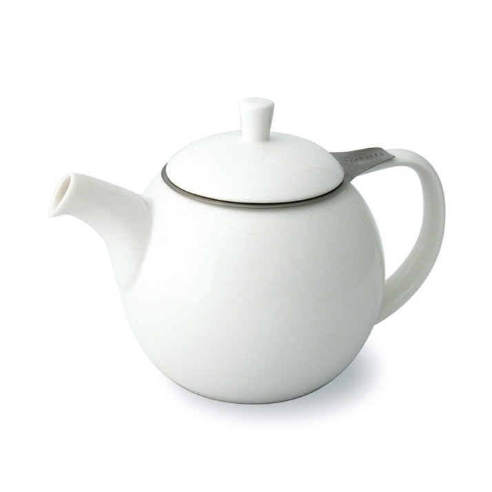 For Life Curve teapot. White