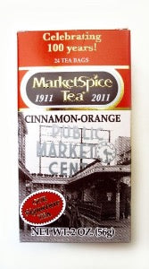 MarketSpice Tea- Cinnamon Orange Black Tea - Teabags